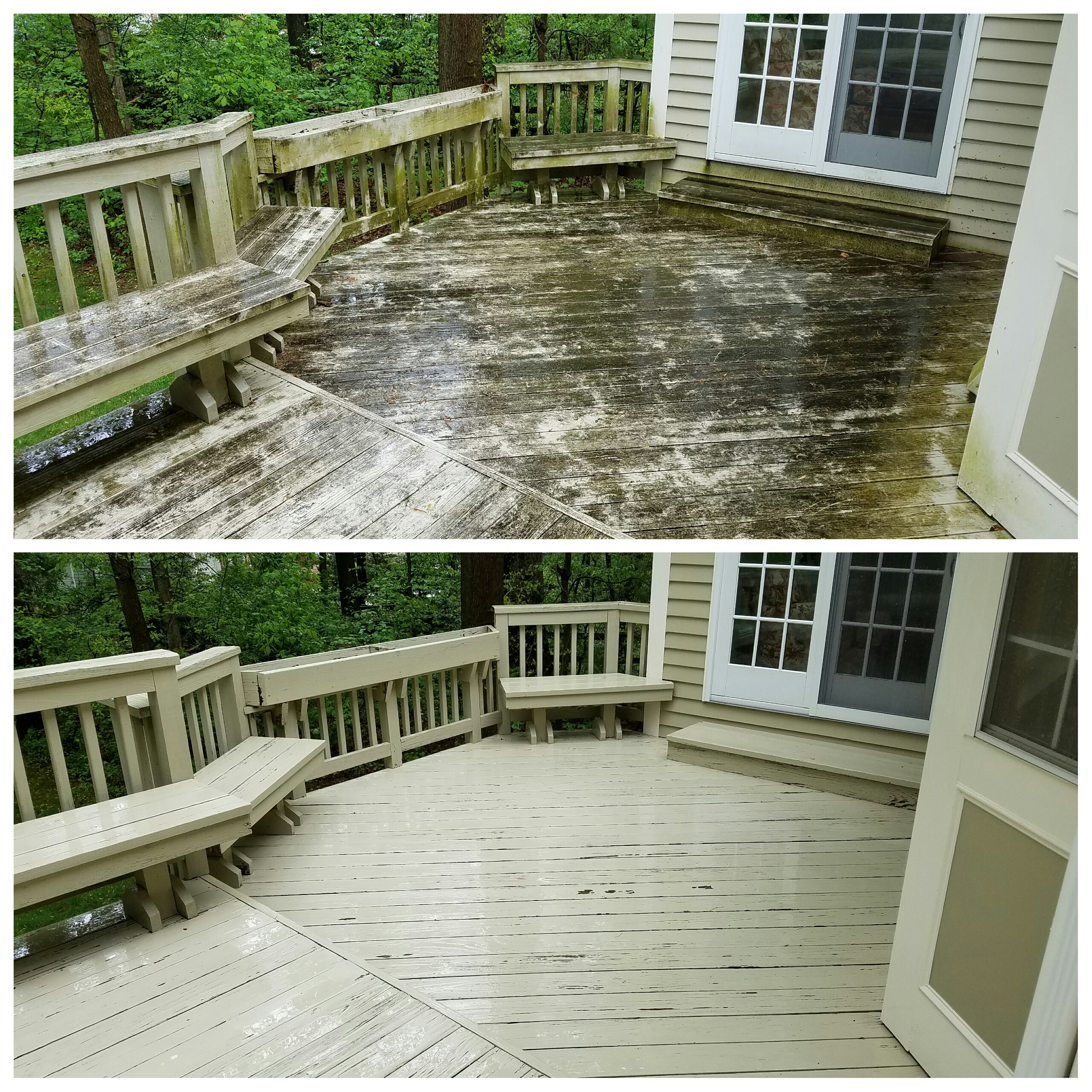 Deck Cleaning, Pressure Washing