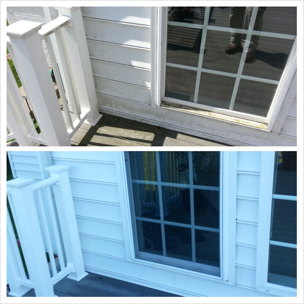 Siding Before and after
